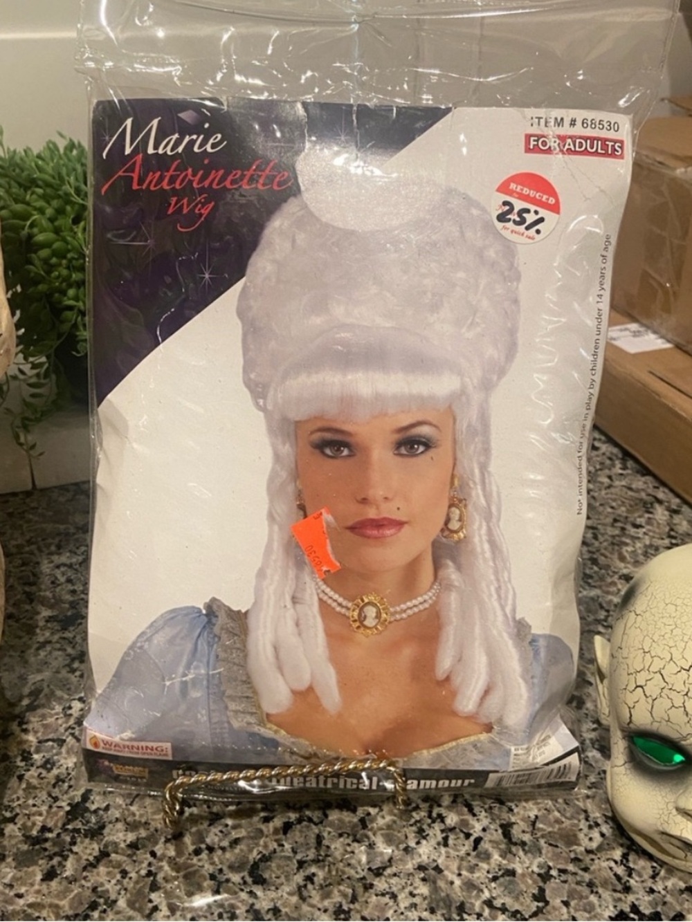 Wig Theatrical Quality White Wig